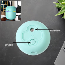 Portable Mini USB Humidifier with Light, Cool Mist & Essential Oil Diffuser (250ML)